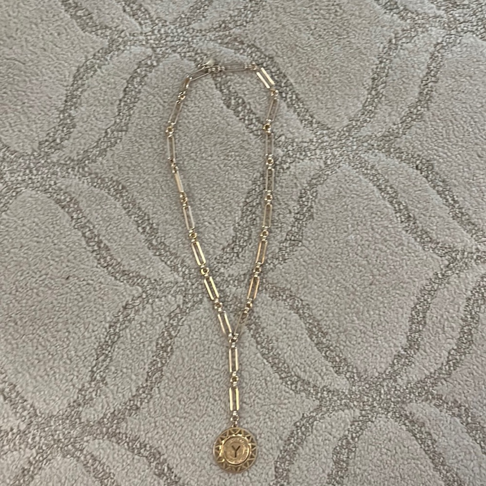 Brinker and Eliza In a New York Minute Necklace.